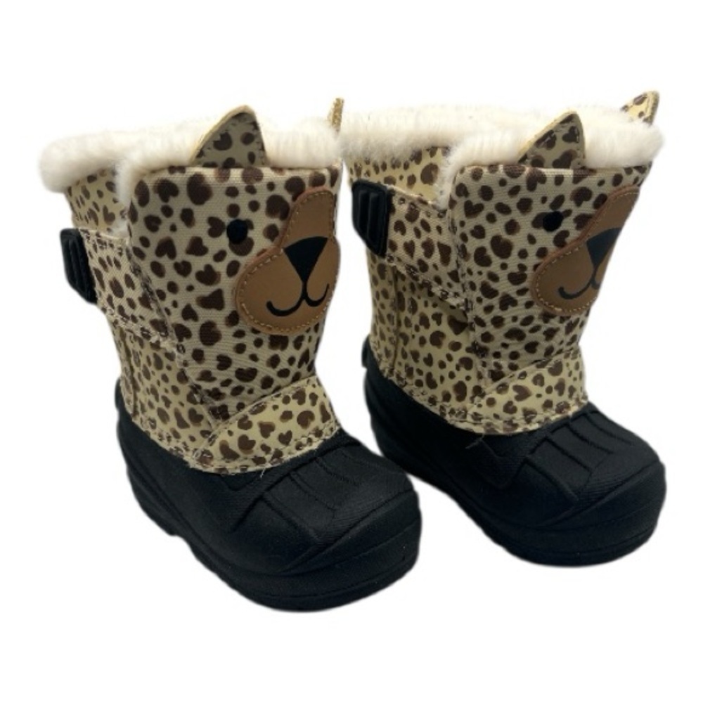 Cat & Jack Leopard Print Infant  Boots